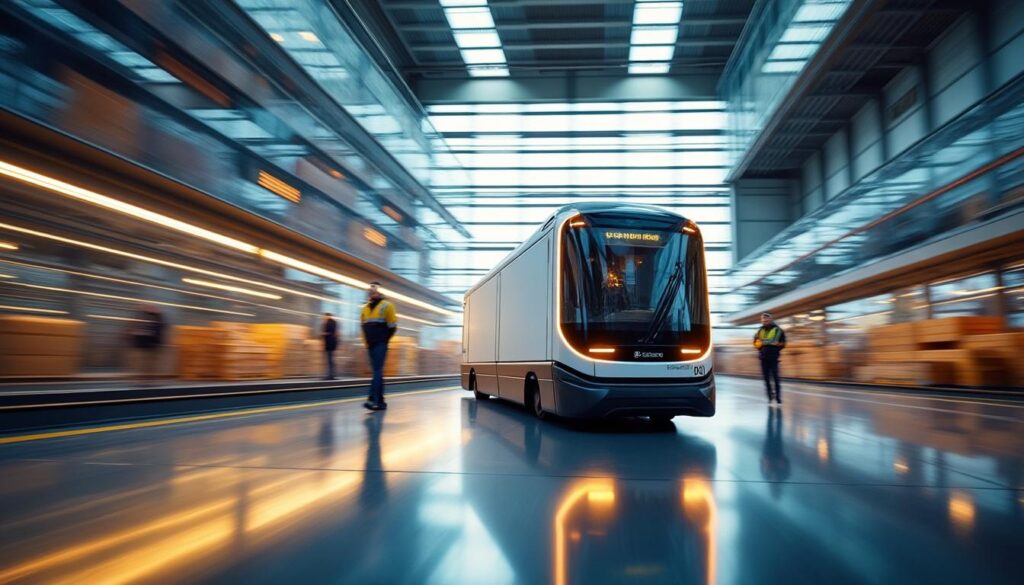 Intégrer le tracteur logistique dans une chaîne de distribution automatisée