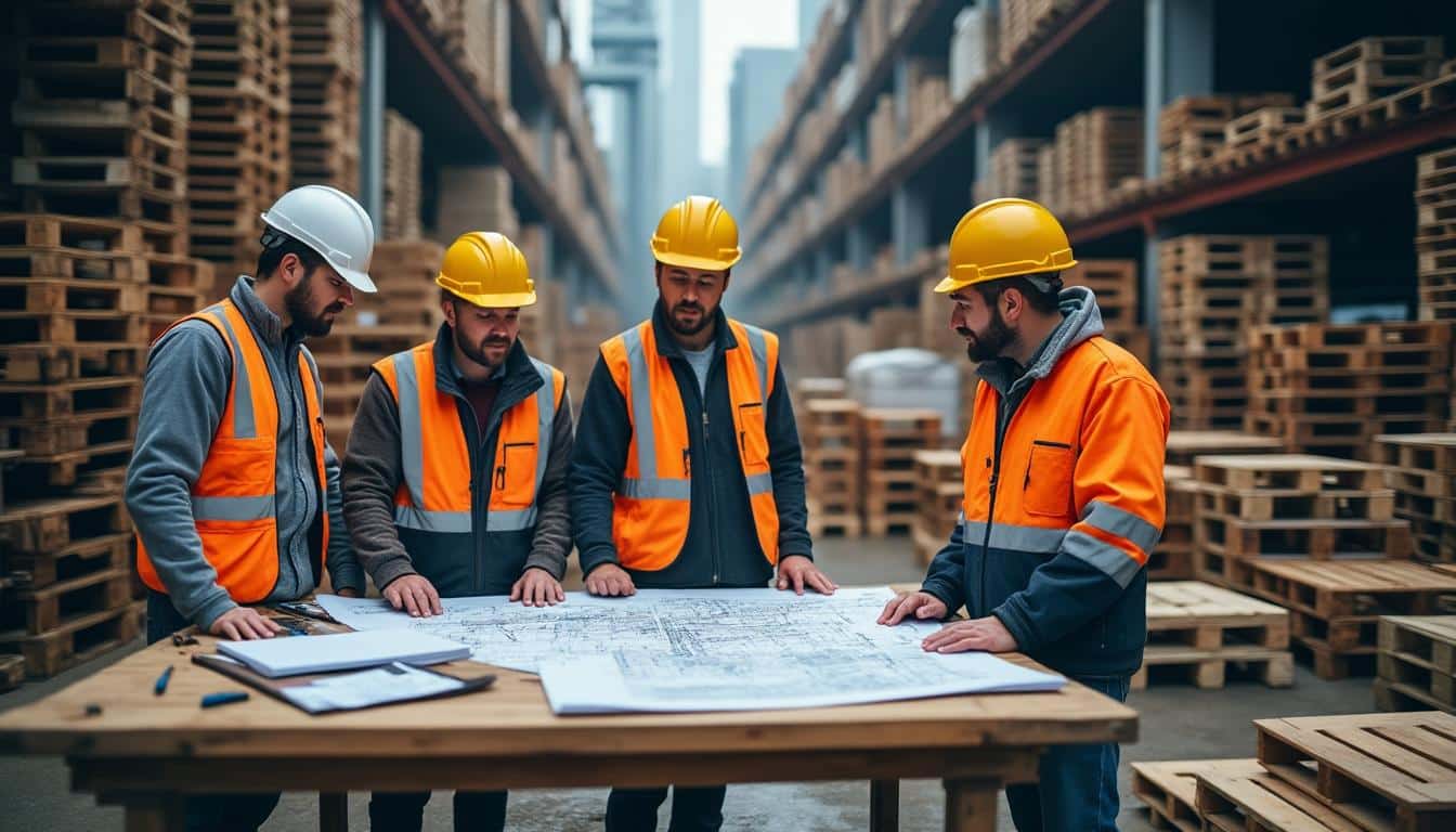 Comment assurer la planification efficace des travaux industriels sur un chantier logistique