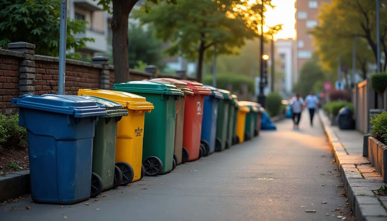 Illustration: Comprendre les équipements urbains pour la collecte des déchets