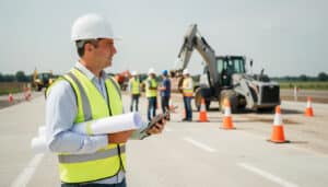 Chef de chantier en travaux publics : rôle et salaire